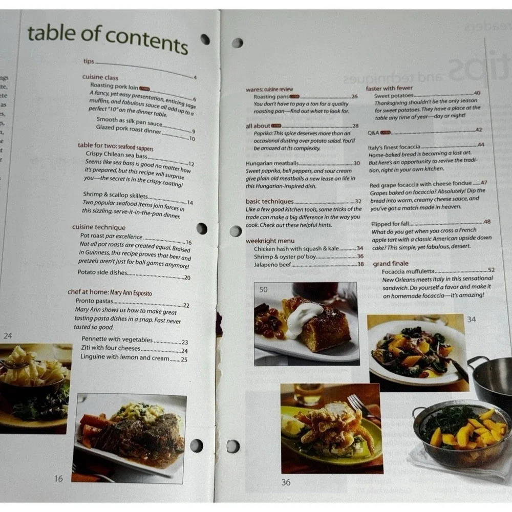Cuisine at Home Food Magazine Lot of 8 Issues Weeknight Sunday Dinners Easy